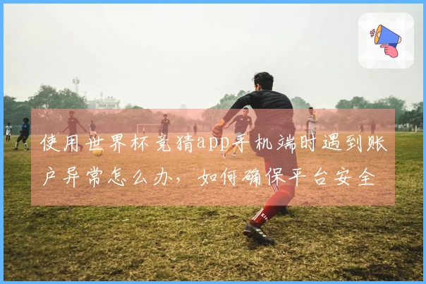 使用世界杯竞猜app手机端时遇到账户异常怎么办，如何确保平台安全合规